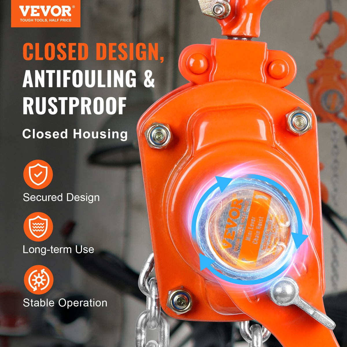 VEVOR Manual Lever Hoist - Select Your Configuration - MNSBHLH14T5FTK6BVV0 - view 2