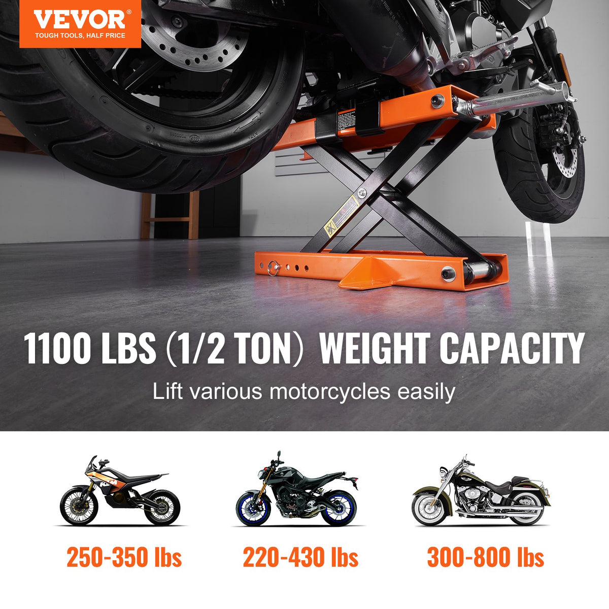 VEVOR Motorcycle Lifts - Select Your Configuration - MTCSJJCSB1100PWQ4V0 - view 2