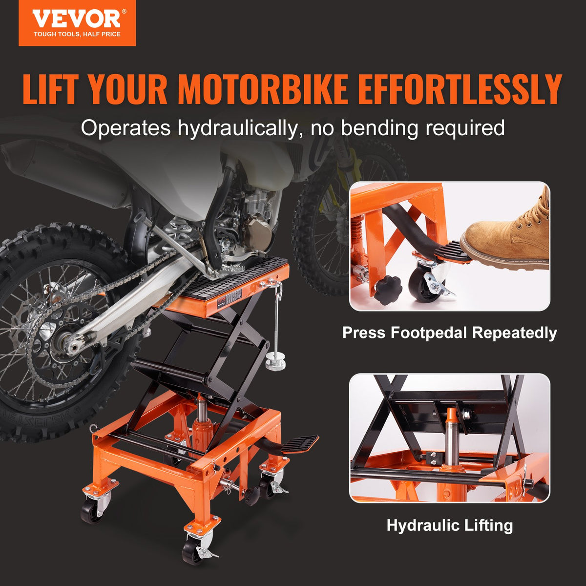 VEVOR Motorcycle Lifts - Select Your Configuration - MTCSJJYYBF350G0E1V0 - view 2