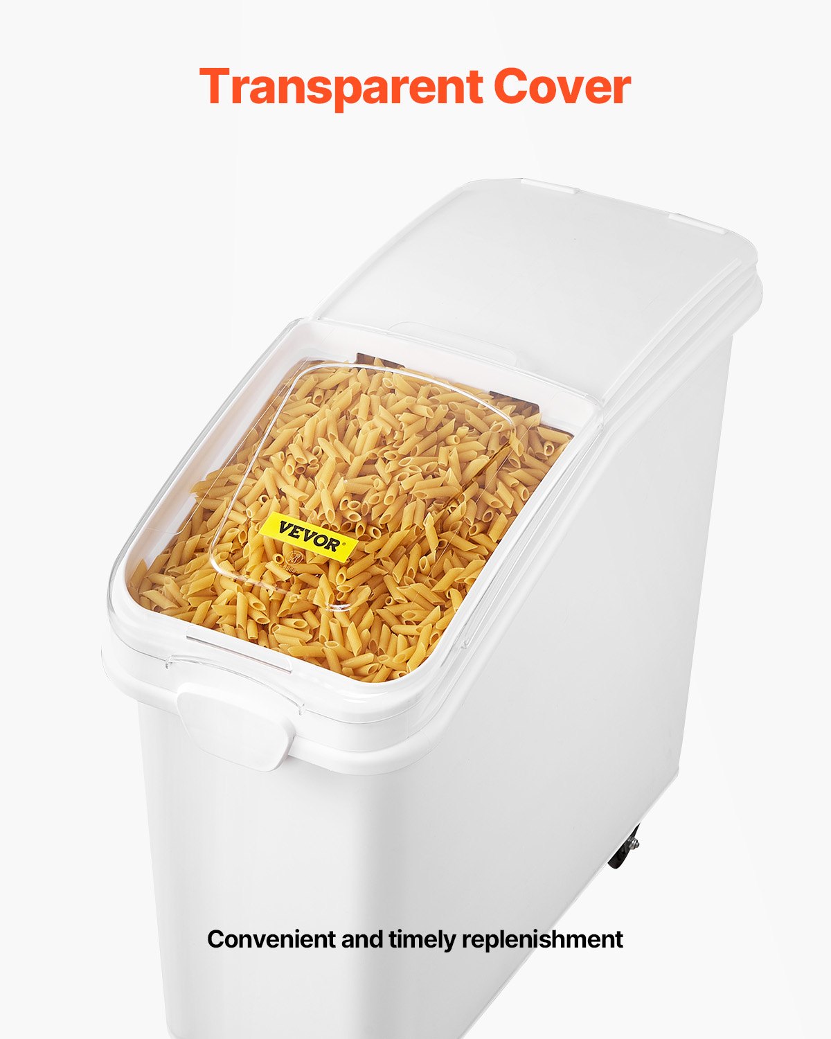 VEVOR Rolling Ingredient Storage Bins, 1-Pack, 80 L Each - detail 2