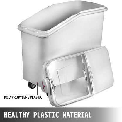 VEVOR 3 Pack Dry Ingredient 21 Gallon Storage Bin Caster Commercial Restaurant Kitchen - MX750X340X730MMX3V0 - view 2