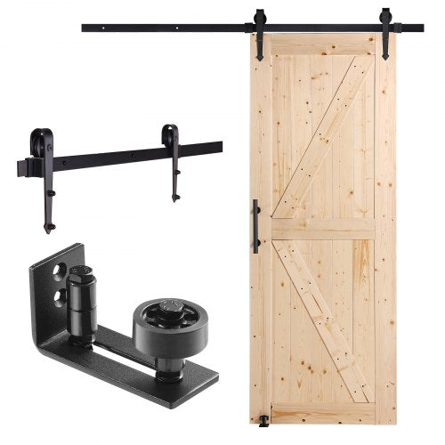 VEVOR Non-folding Barn Door - Select Your Configuration - MZGCMTZYS308EQ3YEV0 - view 1
