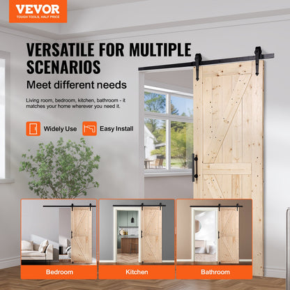 VEVOR Non-folding Barn Door - Select Your Configuration - MZGCMTZYS308EQ3YEV0 - view 2