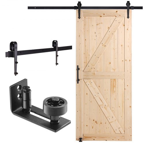 VEVOR Non-folding Barn Door - Select Your Configuration - MZGCMTZYS368YNR6EV0 - view 1