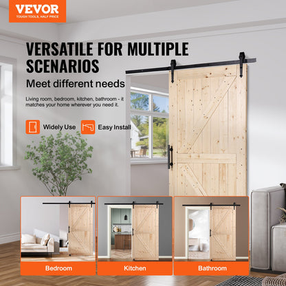 VEVOR Non-folding Barn Door - Select Your Configuration - MZGCMTZYS428ATCGPV0 - view 2