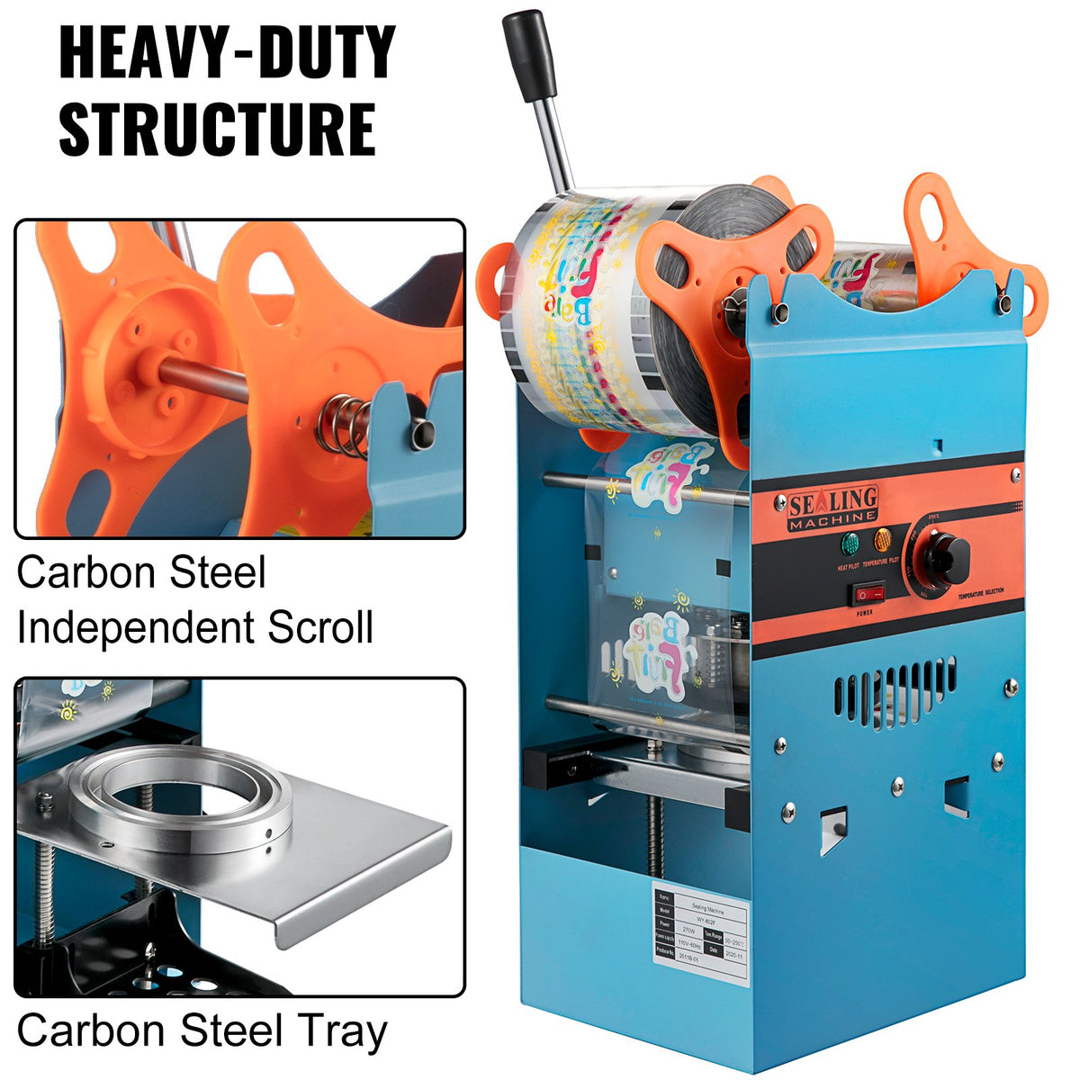 VEVOR Cup Sealing Machine - Select Your Configuration - NFWY-802F110VPRA2V1 - view 2
