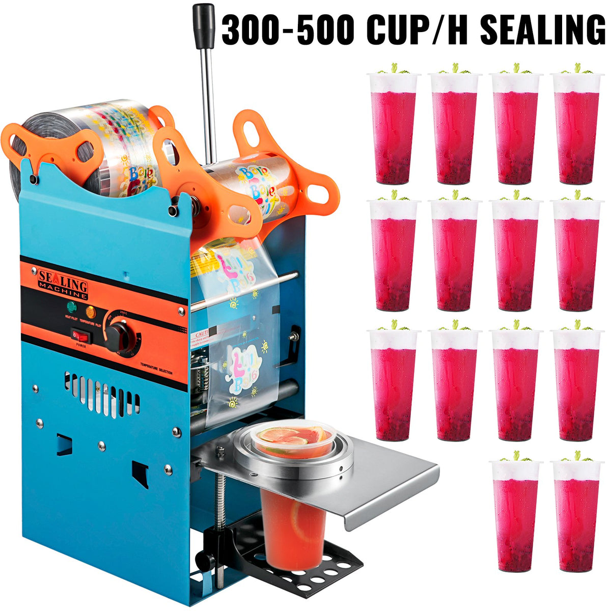 VEVOR Cup Sealing Machine - Select Your Configuration - NFWY-802F110VPRA2V1 - view 3