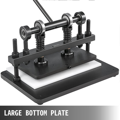 VEVOR Leather Cutting Machine 360x220mm Manual Die Cutter Max. 15 mm Leather Embossing Machine Hand Press Mold Leather Die Cut Leather Craft Cutting Machine for Various of Materials - PGYHJ36X26CM00001V0 - view 3