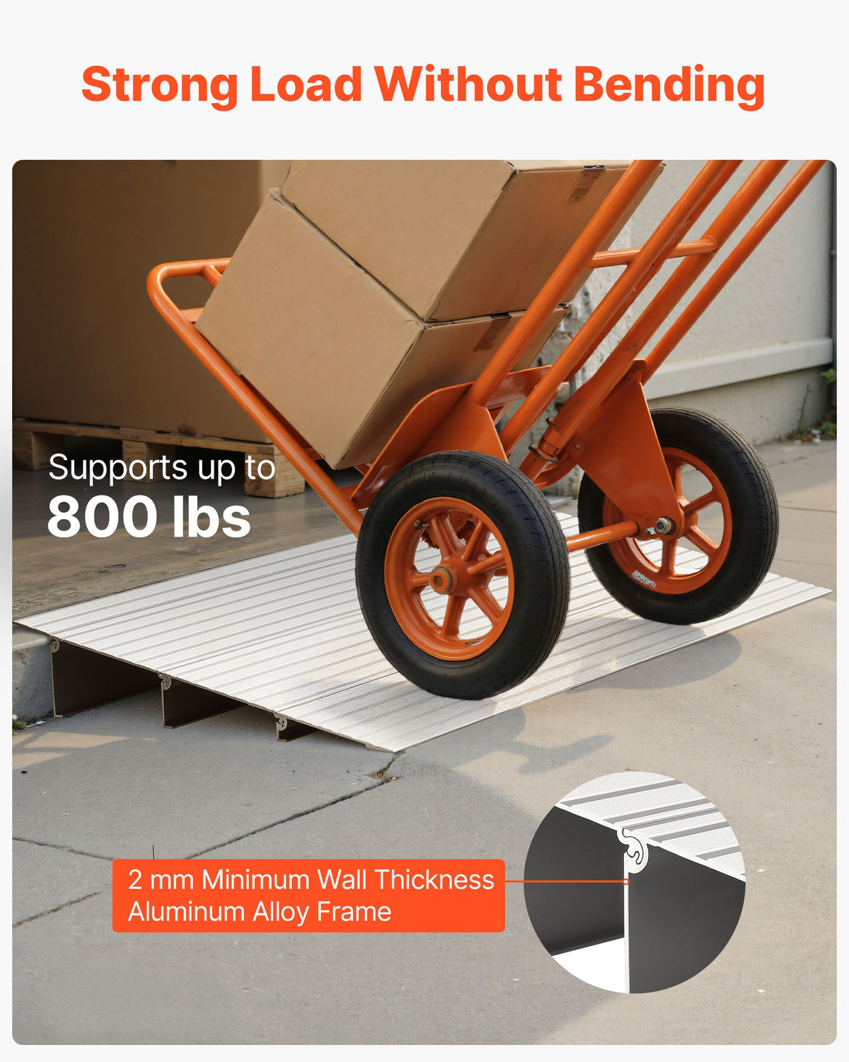 VEVOR Door Threshold Ramp - Select Your Configuration - PJSMJLPD3YC8Y9VQ7001V0 - view 3