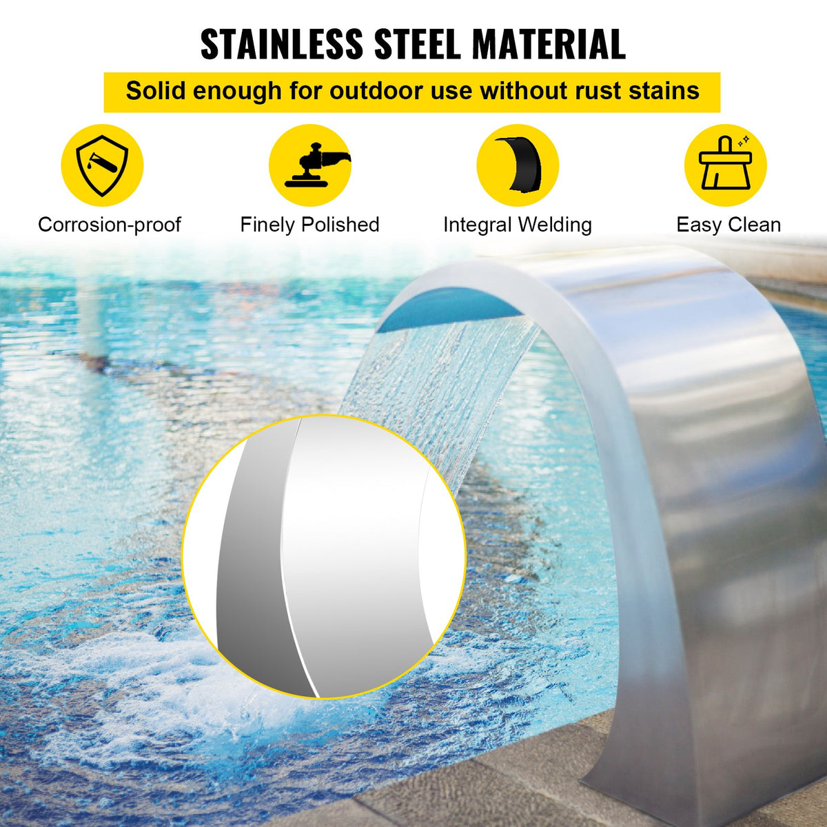VEVOR Waterfall Spillway - Select Your Configuration - PQSBJPJYCHGPT0001V0 - view 3