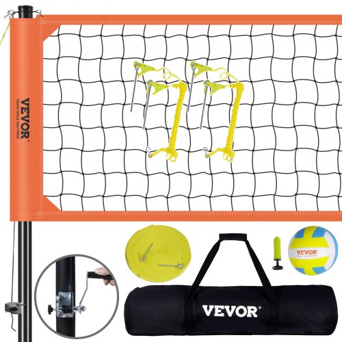 VEVOR Volleyball and Badminton Combo Set