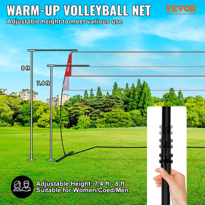 VEVOR Volleyball and Badminton Combo Set