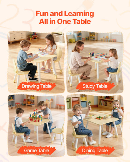 VEVOR Kid's Play Table and Chair - Select Your Configuration - PTETZYYZEYHSNH37V001V0 - view 3