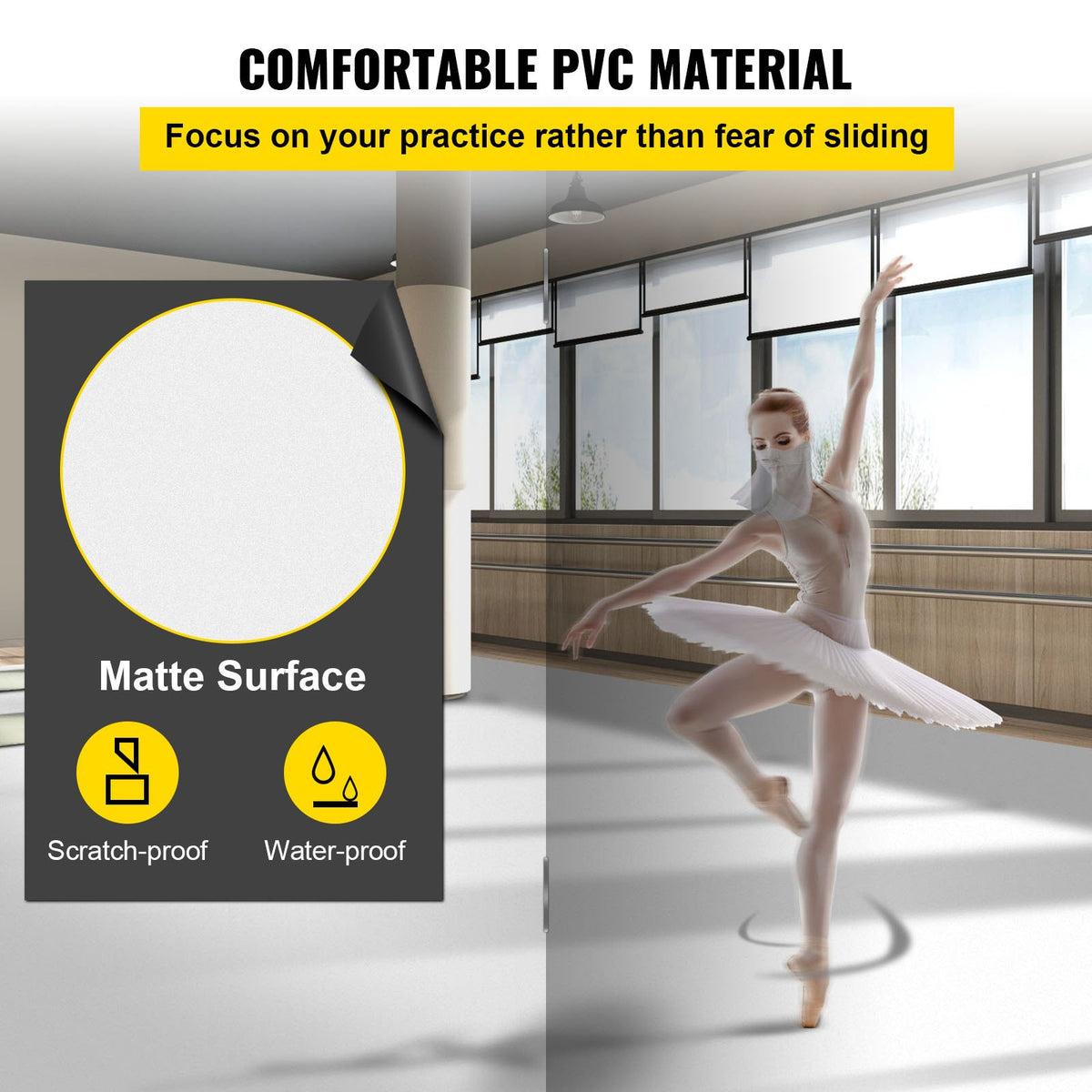 VEVOR Gym Floor Tiles - Select Your Configuration - PVCDBBS2MX7M00001V0 - view 3