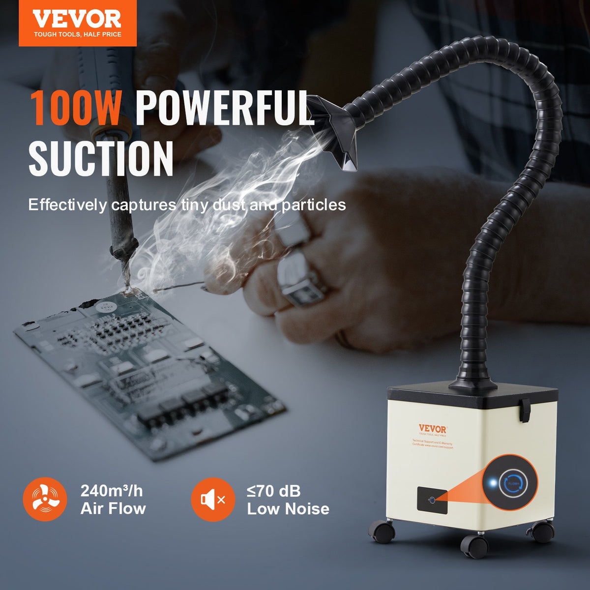 VEVOR Fume Extractor - Select Your Configuration - PYJ100WLDS00LFCS4V1 - view 2