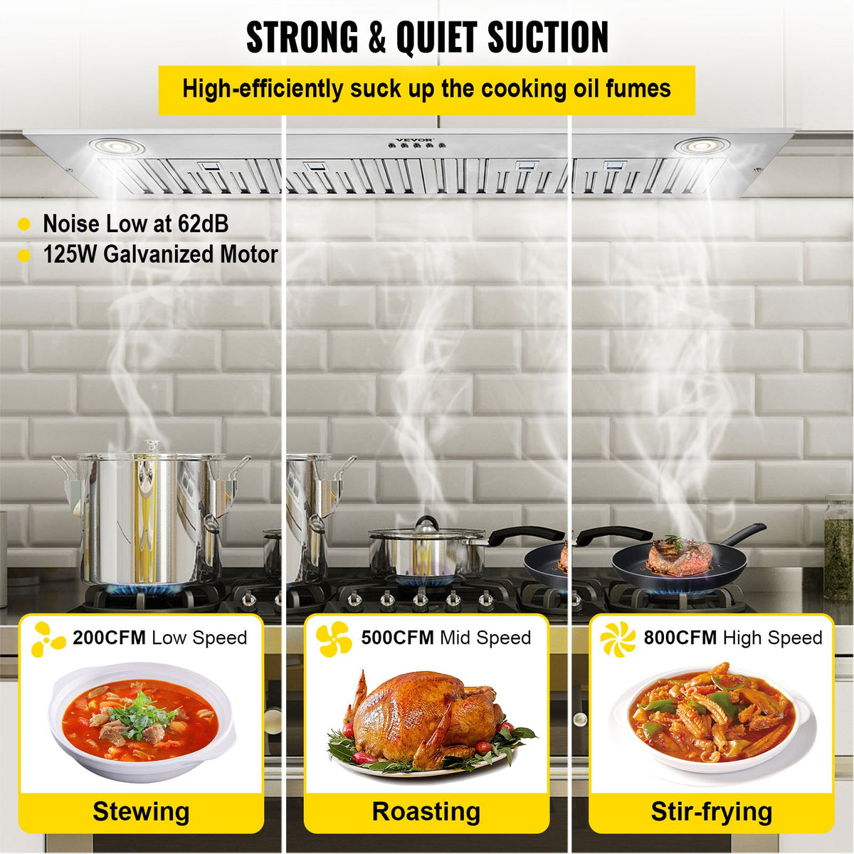 VEVOR Range Hood - Select Your Configuration - Q30450CFM110VIT8VV1 - view 3