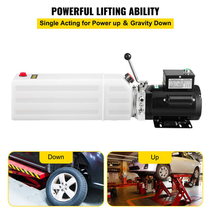 6L Car Lift Hydraulic Power Unit Pack 220V 50-60hz 1 ph 2750 PSI Auto - QCJSQSLK000000001V0 - view 3
