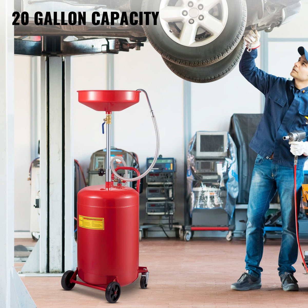 VEVOR Upright Oil Drain - Select Your Configuration - QCPJLBHDYF20UAJ6WV0 - view 2