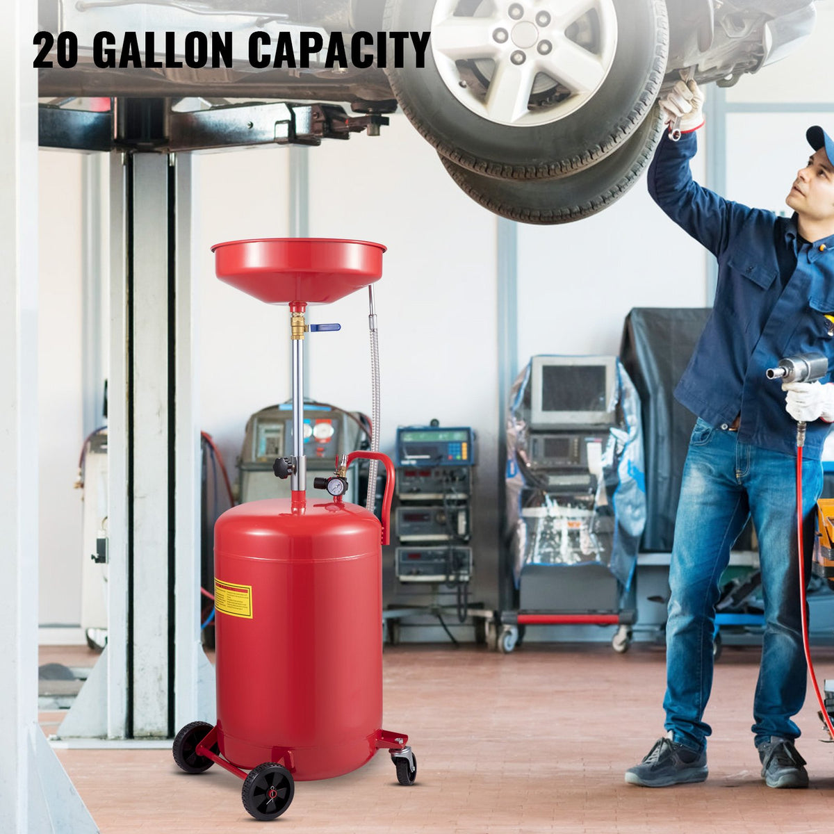 VEVOR Upright Oil Drain - Select Your Configuration - QCPJLHDYF20MCYI8JV0 - view 2
