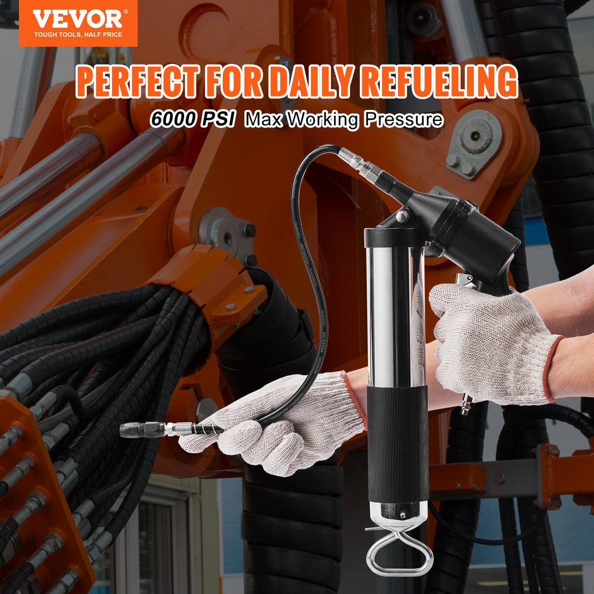 VEVOR Non electric Grease Guns - Select Your Configuration - QD18IN6000PSIEXBEV0 - view 2