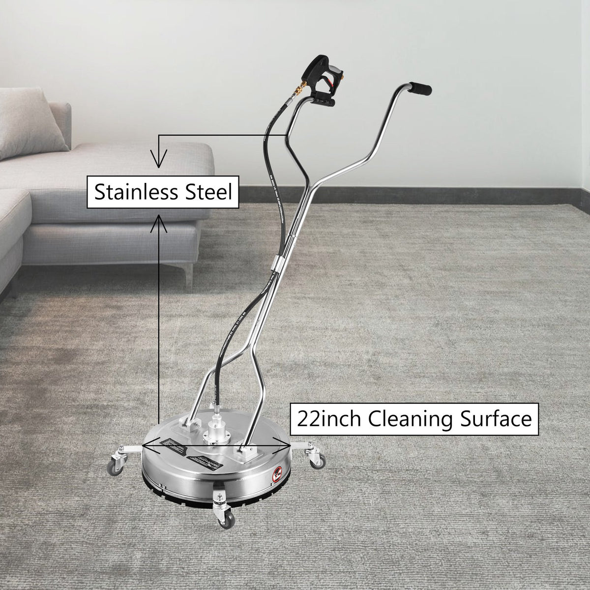 VEVOR Pressure Washer Surface Cleaners - Select Your Configuration - QDXDJ22CDJL000001V0 - view 2