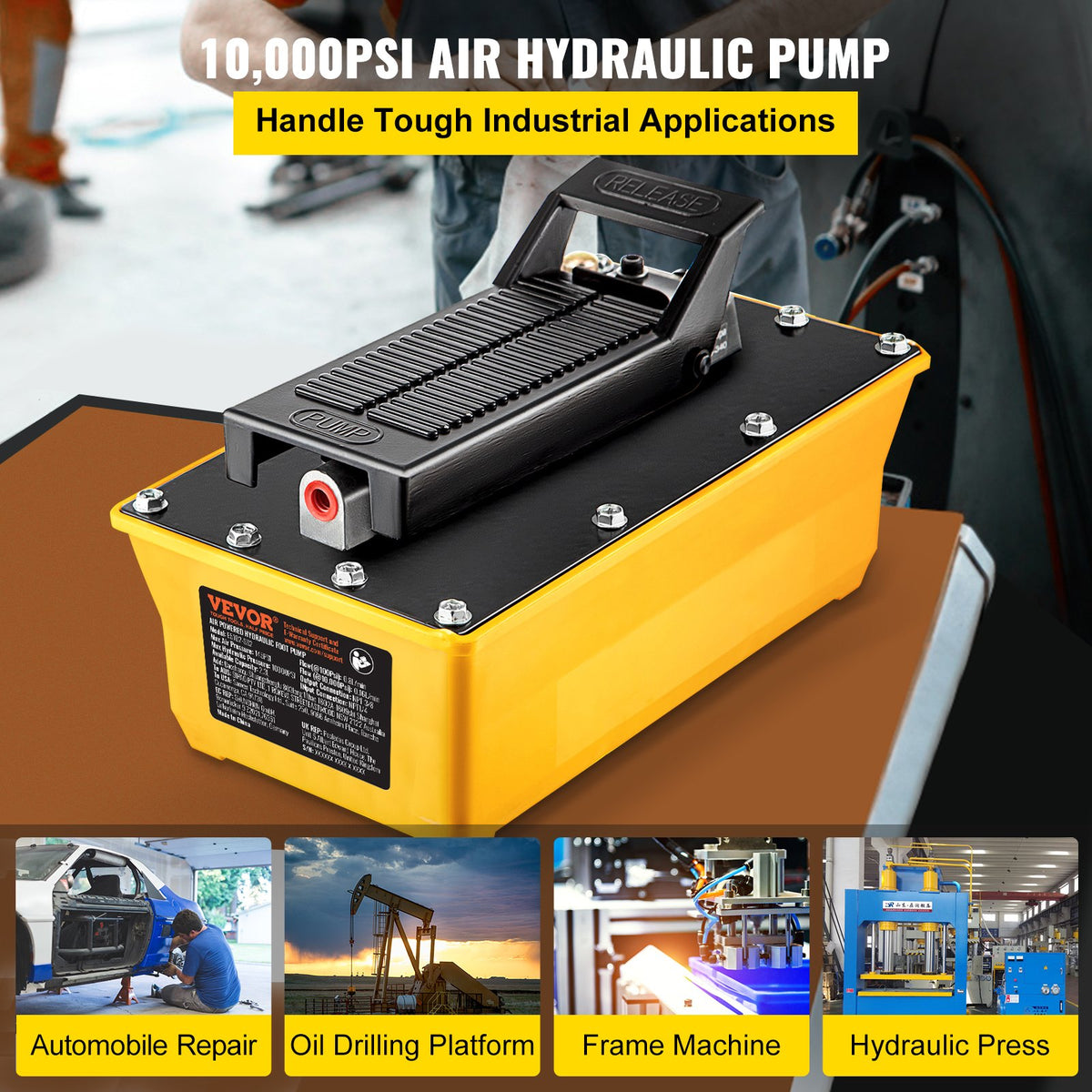 VEVOR Air Hydraulic Pump - Select Your Configuration - QDYYBHSBD2.3L9FR9V0 - view 2