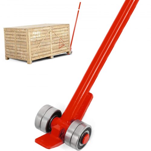 VEVOR Wheeled Steel Pry Lever Bar - 1.5 m - product view 1
