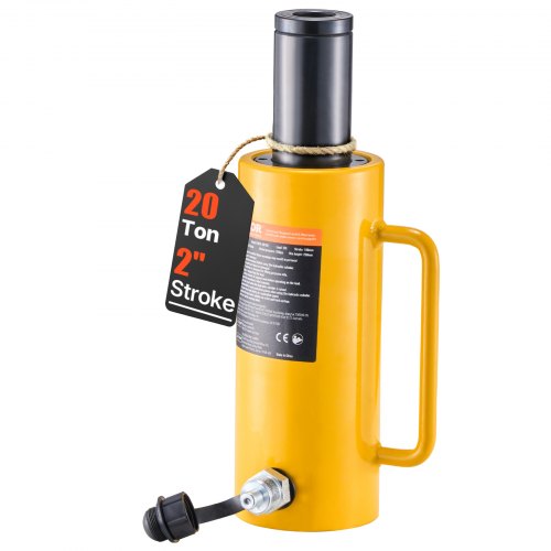 VEVOR Hollow Plunger Hydraulic Cylinder Jack, Single Acting Ram Jack - QJD20T100MMKXYY01V0 - view 1