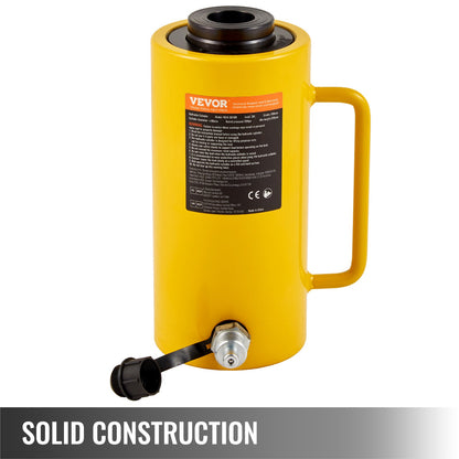 VEVOR Hollow Plunger Hydraulic Cylinder Jack, Single Acting Ram Jack - QJD30T100MMKXYY01V0 - view 2