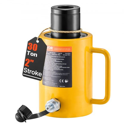 VEVOR Hollow Plunger Hydraulic Cylinder Jack, Single Acting Ram Jack - QJD30T50MMKXYY001V0 - view 1