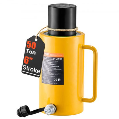 VEVOR Hydraulic Cylinder Jack, Single Acting Solid Ram Jack - QJD50T150MMSXYY01V0 - view 1