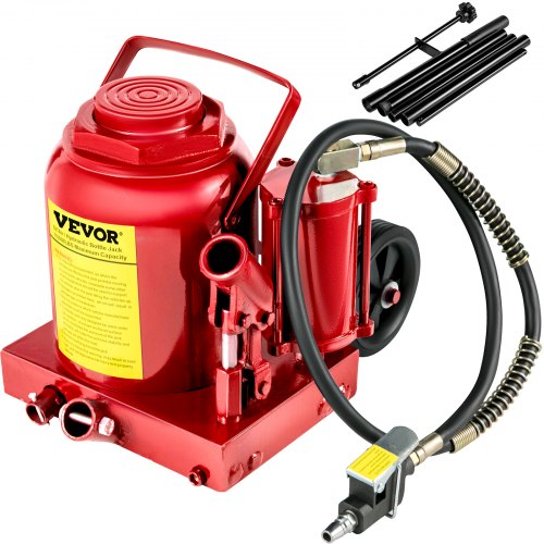 VEVOR Air Hydraulic Bottle Jack 50 Ton Bottle Jack 110231lbs Air Jack Rugged Steel Construction Heavy Duty for Auto Truck RV Repair Lift Tools - QJD50TSTSYYGS0001V0 - view 1