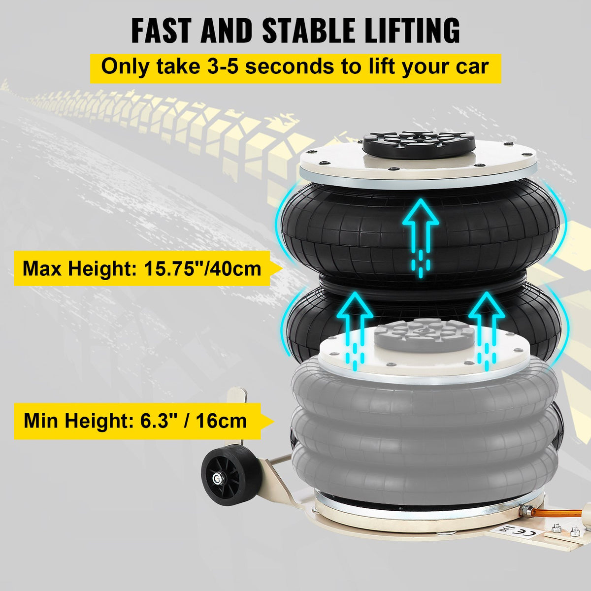 VEVOR Air Jacks - Select Your Configuration - QJD5TSBQNS0000001V0 - view 3