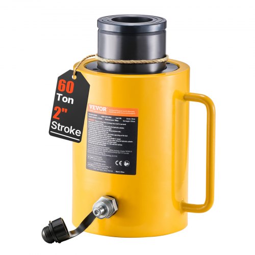 VEVOR Hollow Plunger Hydraulic Cylinder Jack, Single Acting Ram Jack - QJD60T50MMKXYY001V0 - view 1
