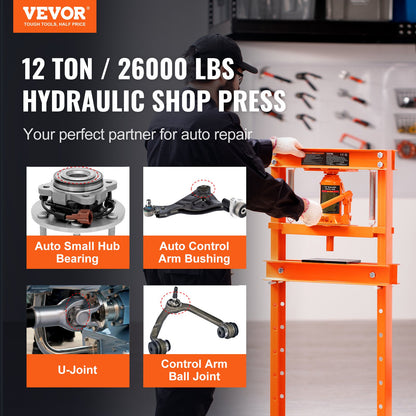 VEVOR Shop Presses - Select Your Configuration - QJDSQCYYJC12TU73BV0 - view 2