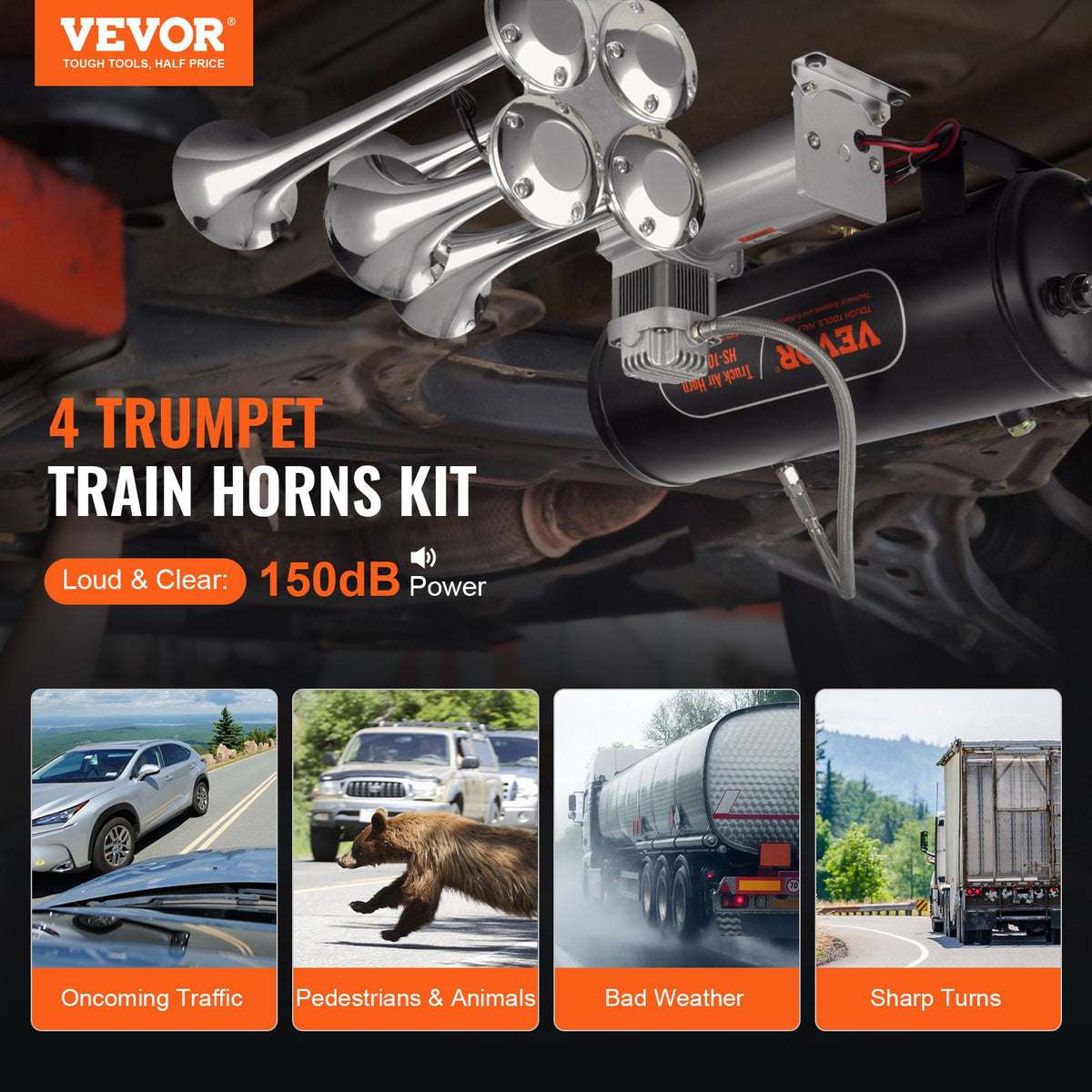 VEVOR Truck Air Horn
