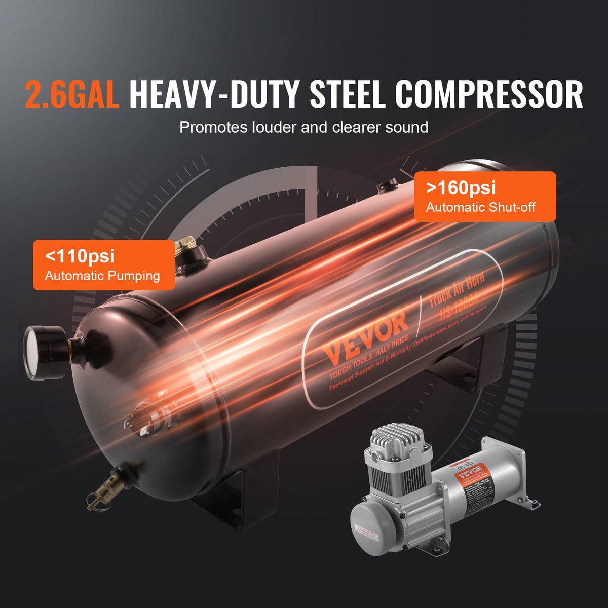 VEVOR Truck Air Horn