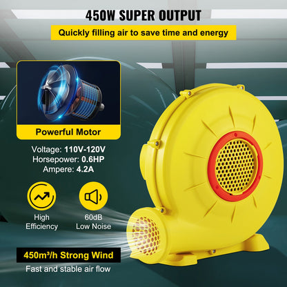 VEVOR Inflatable Blower - Select Your Configuration - QMFJM480W110V6KXQV1 - view 3