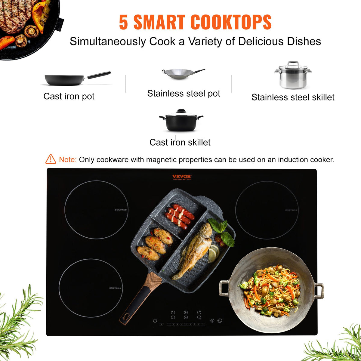 VEVOR Induction Cooktop - Select Your Configuration - QRSDC5309200W1XJTV4 - view 2