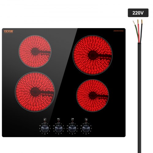 VEVOR Built-In Electric Cooktop - Select Your Configuration - QRSDTL6000WHL2YBTV4 - view 1
