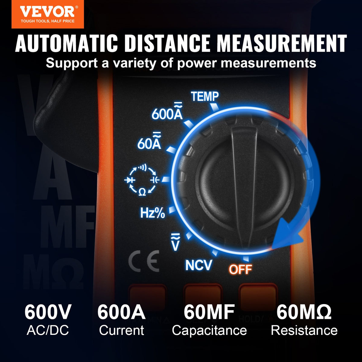 VEVOR Clamp Meters - Select Your Configuration - QXBFZDKCWACDC2IU7V0 - view 2