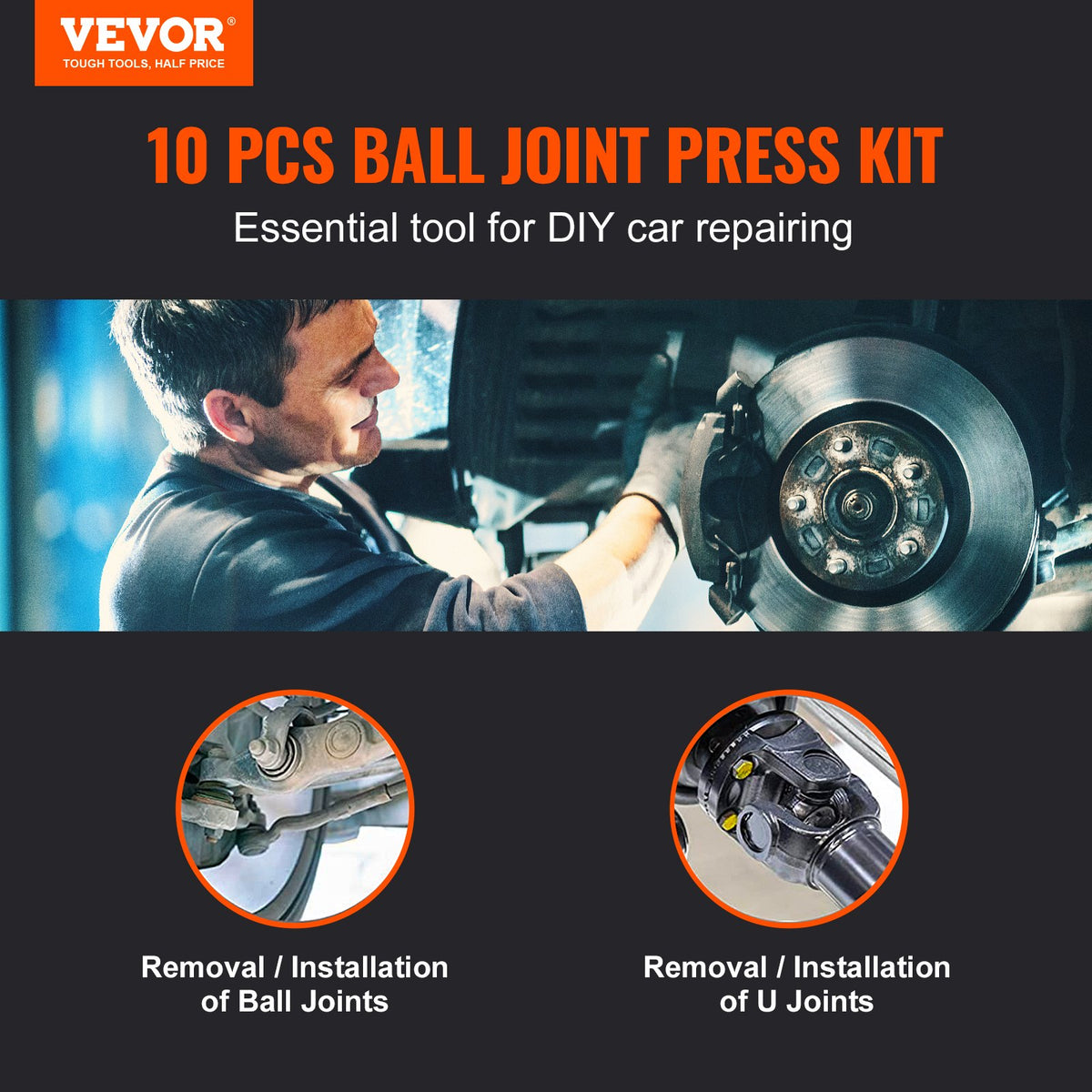 VEVOR Steering & Suspension Tools - Select Your Configuration - QXJTYLJTJJZXDHJPLV0 - view 2