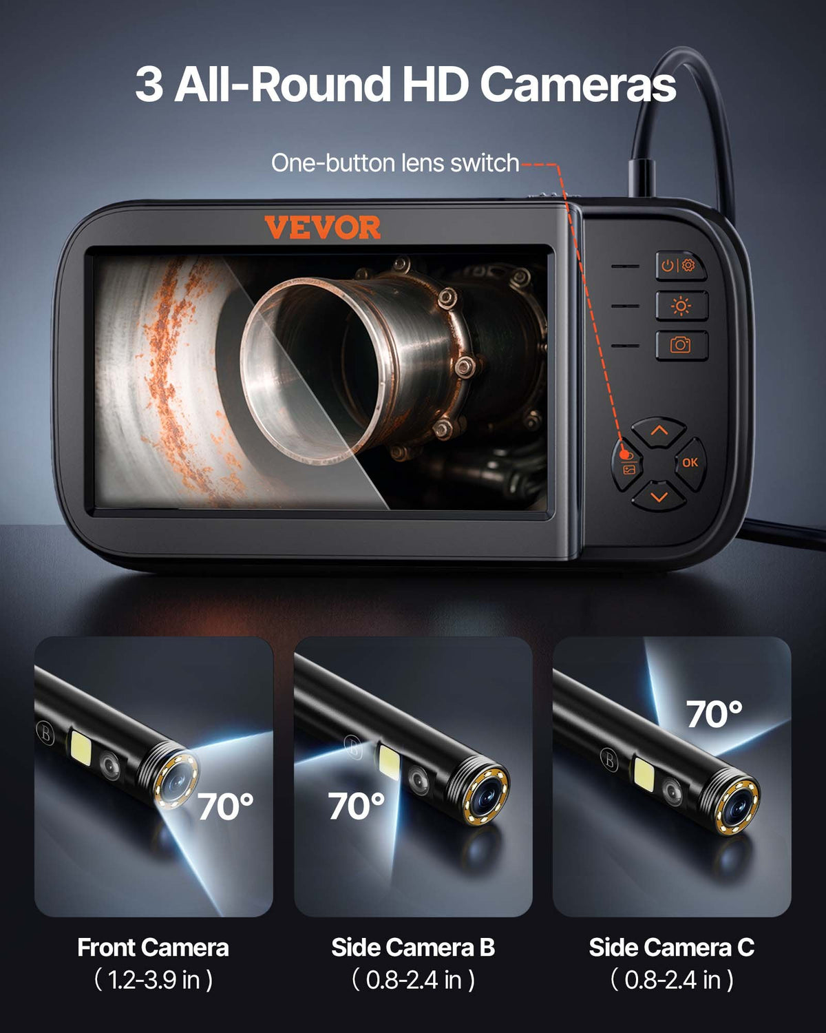 VEVOR Borescope - Select Your Configuration - QXNKJ34552500KZOQV0 - view 2