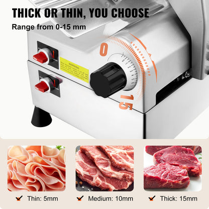 VEVOR Commercial Meat Slicer - Select Your Configuration - QZDQPJ550W10IEF8OV1 - view 3