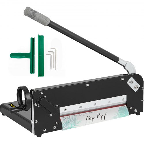 VEVOR Paper Cutter 12Inch A4 Commercial Heavy Duty Paper Cutter 300 Sheets 45HRC Hardness Stack Cutter Metal Base Desktop Stack Cutter for Home Office (A4) - QZJSG-299A4000001V0 - view 1