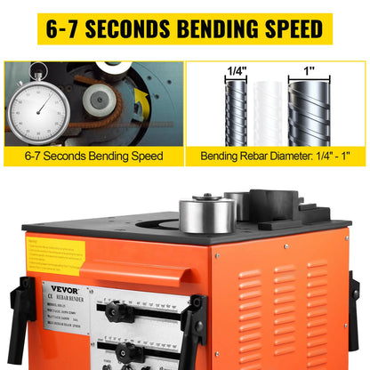 VEVOR Rebar Benders - Select Your Configuration - RB-25GJWQJ0000001V1 - view 2