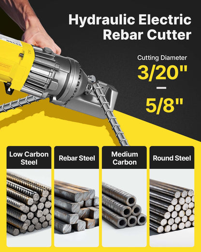 VEVOR Power Rebar Cutters - Select Your Configuration - RC-16GJQGJYELLOW1V1 - view 2