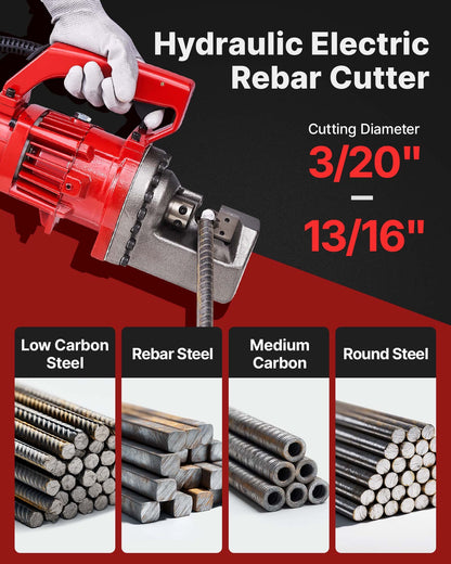 VEVOR Power Rebar Cutters - Select Your Configuration - RC-20GJQGJRED0001V1 - view 2
