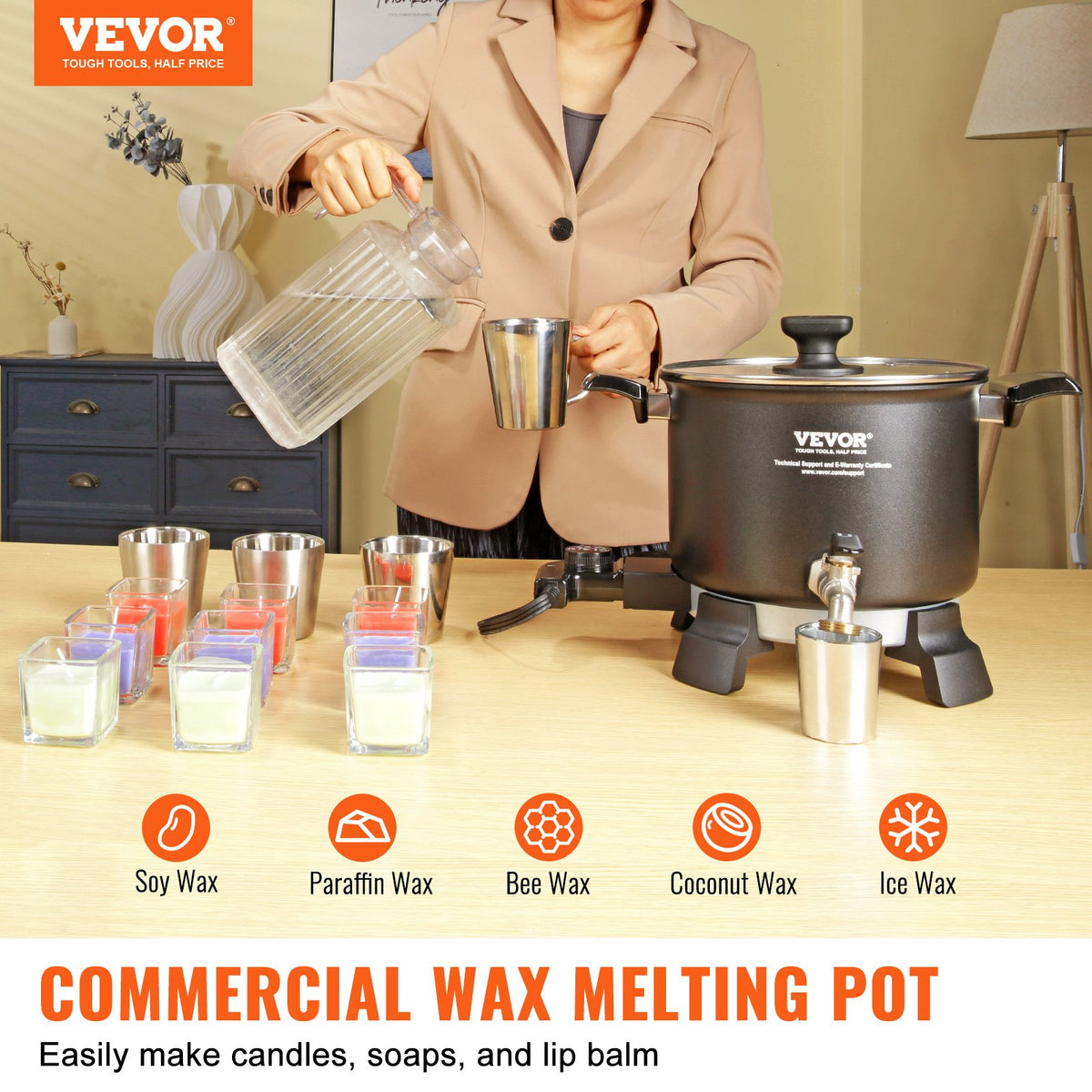 VEVOR Wax Melter - Select Your Configuration - RLTYT55L1200WY345V1 - view 2