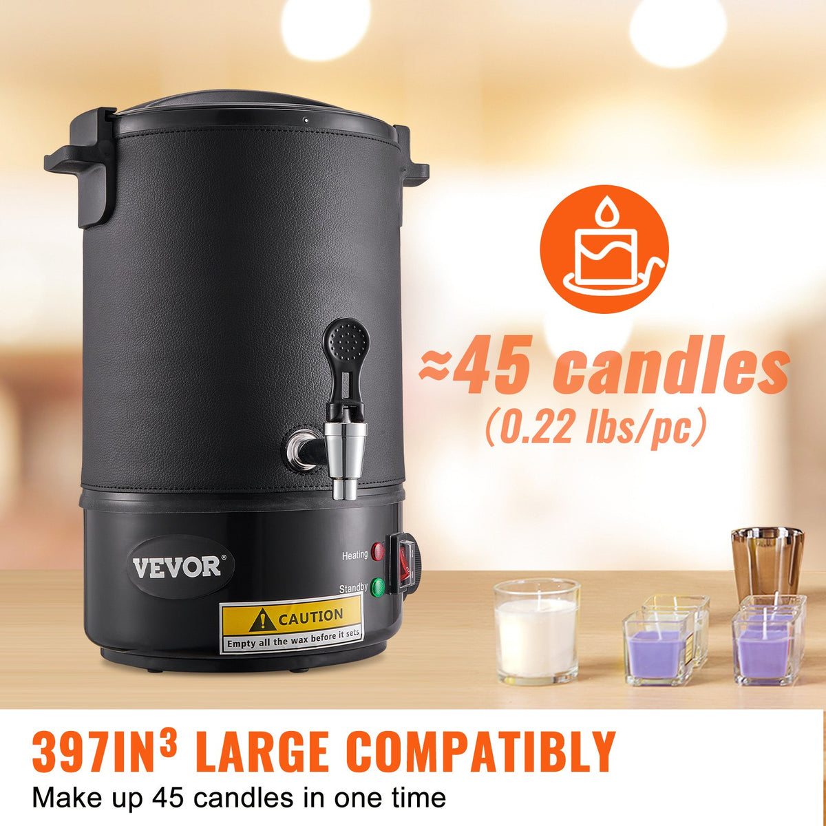 VEVOR Wax Melter - Select Your Configuration - RLTYT65L1200WNUZ7V1 - view 3